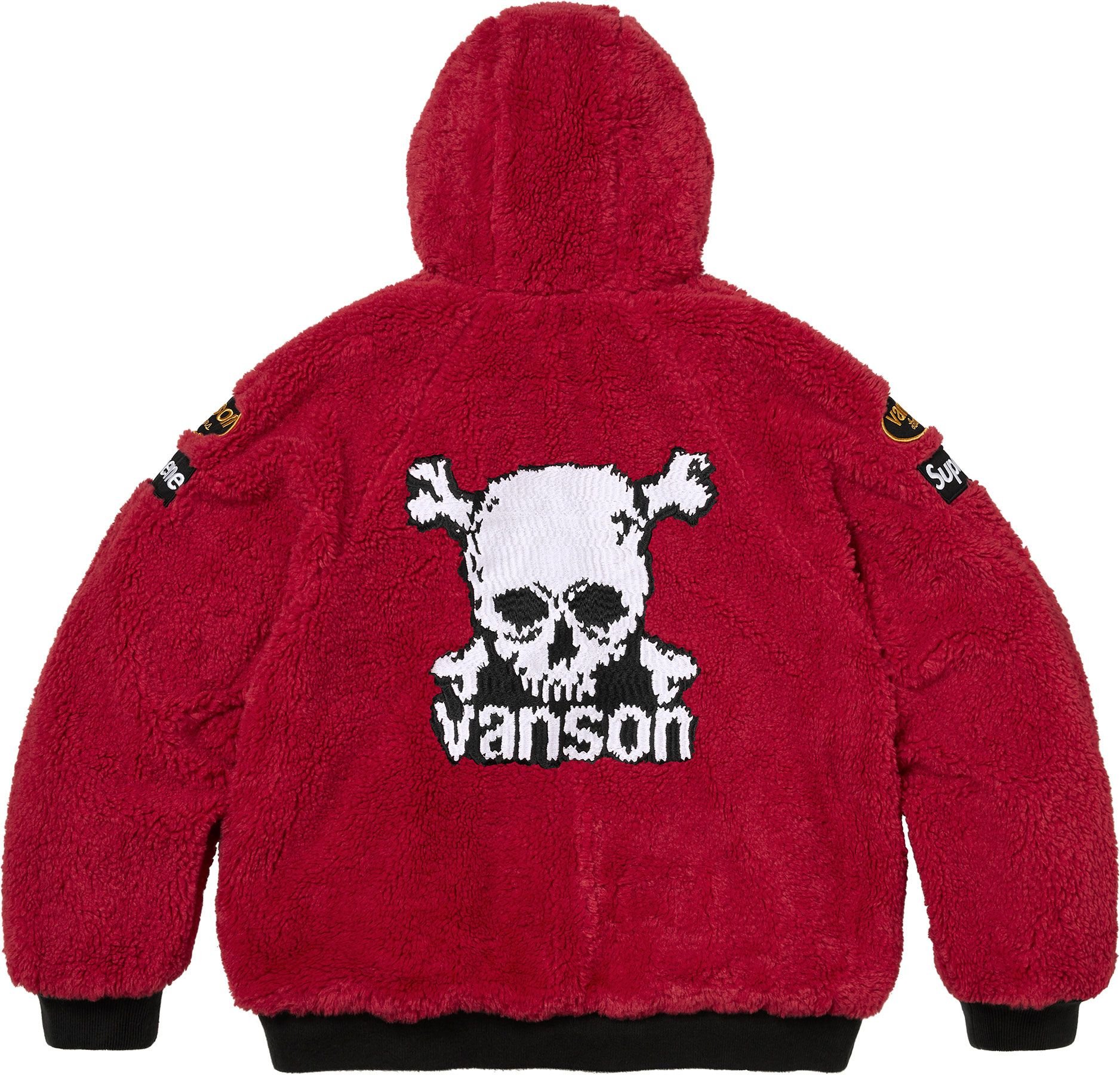 Supreme®/Vanson Leathers® Reversible Quilted Hooded Jacket view 13